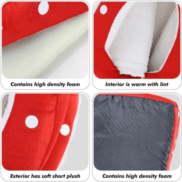 Guinea Pig Sleeping Bed Fleece Hideout for Small Animal Warm - Picture 5 of 5